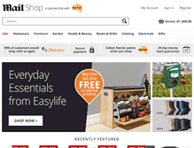 Tablet Screenshot of mailshop.co.uk